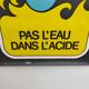 Affiche vintage 1980 INRS Dessin Chadebec