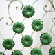 Antique art deco wrought iron screen