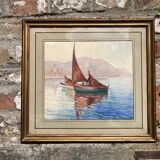 Geo Duchesne (20th century), Framed and signed marine