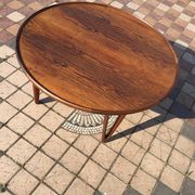 Table basse vintage en palissandre des années 1950 Design Tove & Edvard Kindt-Lars