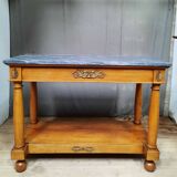 Empire console with columns