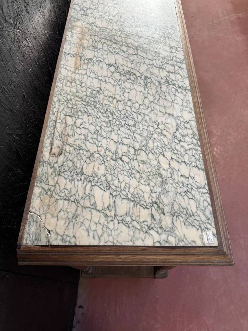 Solid oak sideboard - 1950s