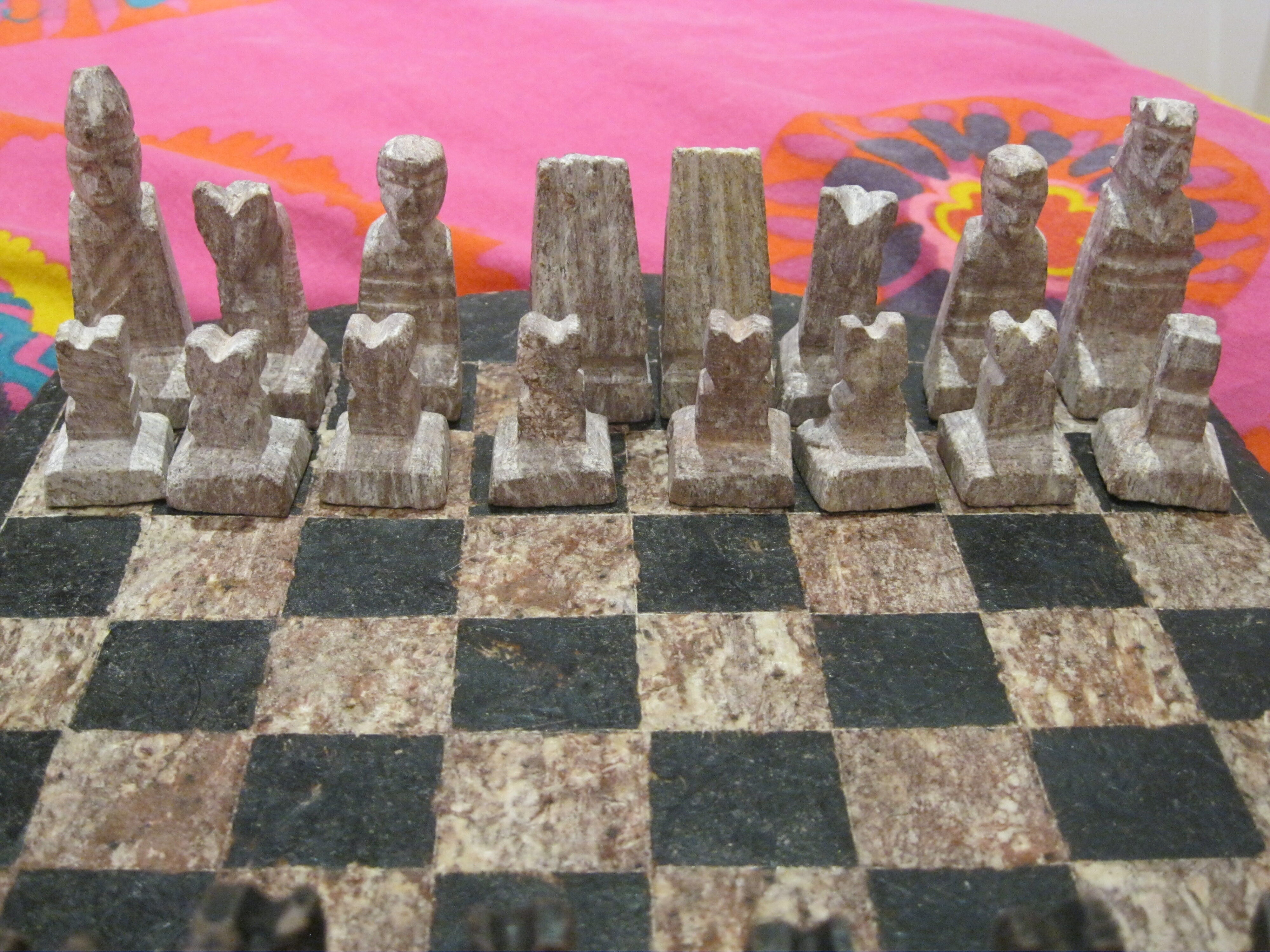Stone chess game