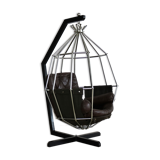 Fauteuil vintage Ib Arberg Parrot Cage