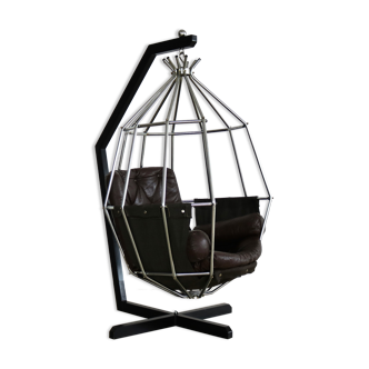 Fauteuil vintage Ib Arberg Parrot Cage