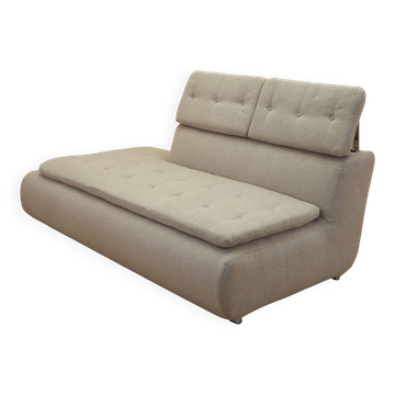 Beige sofa, Italian design, 1980s, made in Italy