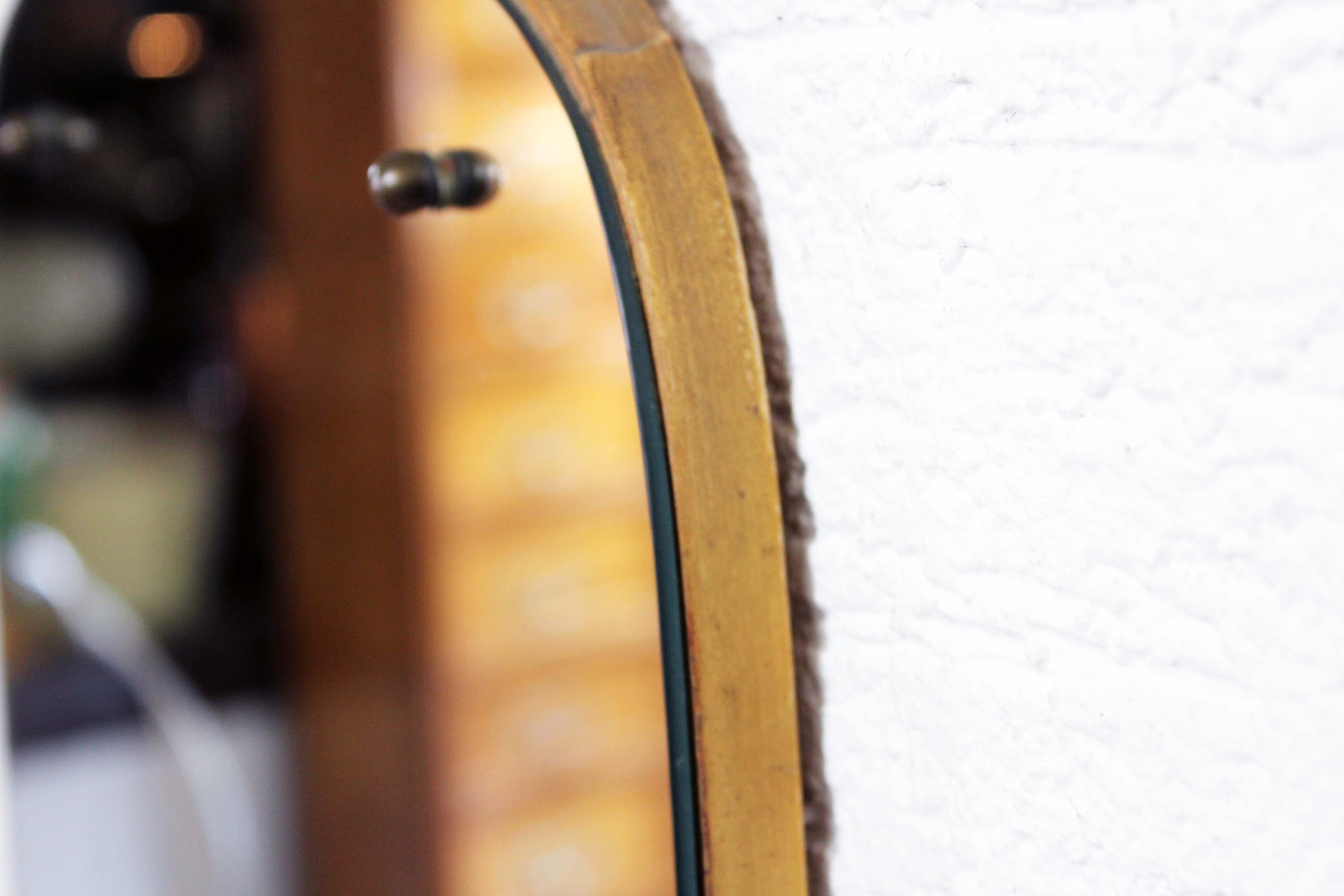 Mirror free form years 50/60 - 31x94cm