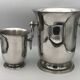 Jean COUZON champagne bucket and ice bucket set on pedestal