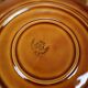 8 glazed flat plates with vintage fish decoration Saint Amand