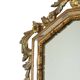 Classic Italian Gilt Crested Mirror by La Barge, 100 cm