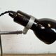 Vintage Black Bakelite Table Lamp , 1970s