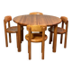 Table et chaises de Rainer Daumiller design scandinave des années 70