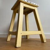 Beige farm stool