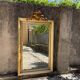 Large mirror/19th-century wooden frames, gilded.