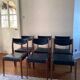 Lot de six chaises Scandinave en teck vintage 1960