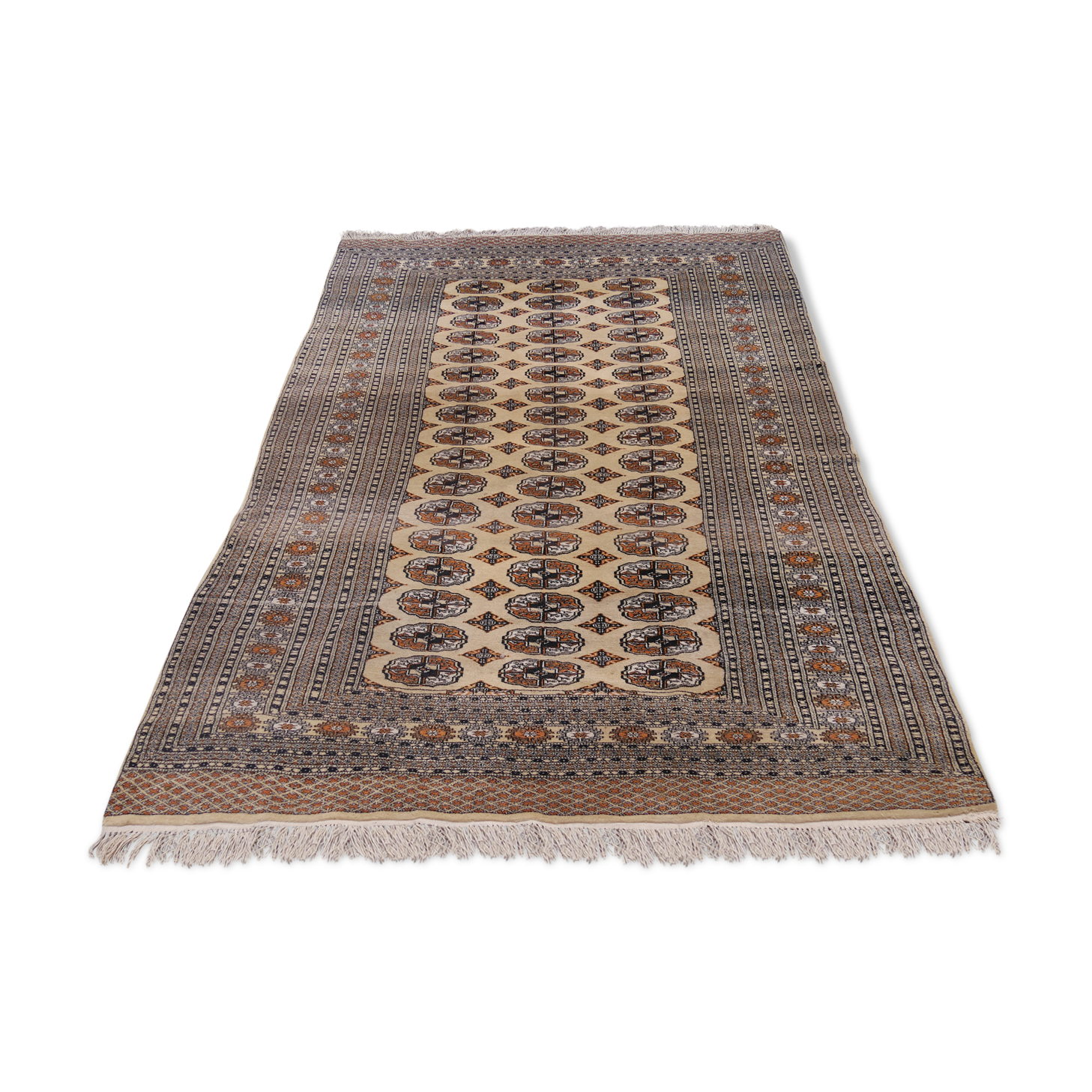 Handmade Oriental Carpet Bukhara Pakistan