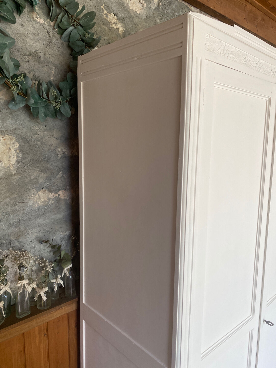 Parisian wardrobe repainted