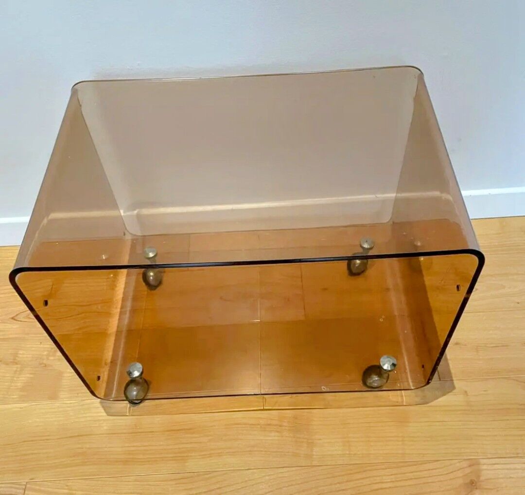 Large rolling coffee table by Michel Dumas for Roche Bobois 70s