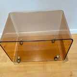 Large rolling coffee table by Michel Dumas for Roche Bobois 70s