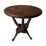 African table wooden tripod foot