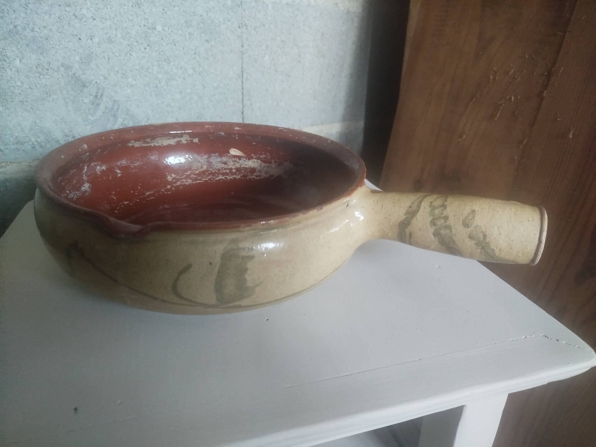 Ancient large terracotta pot