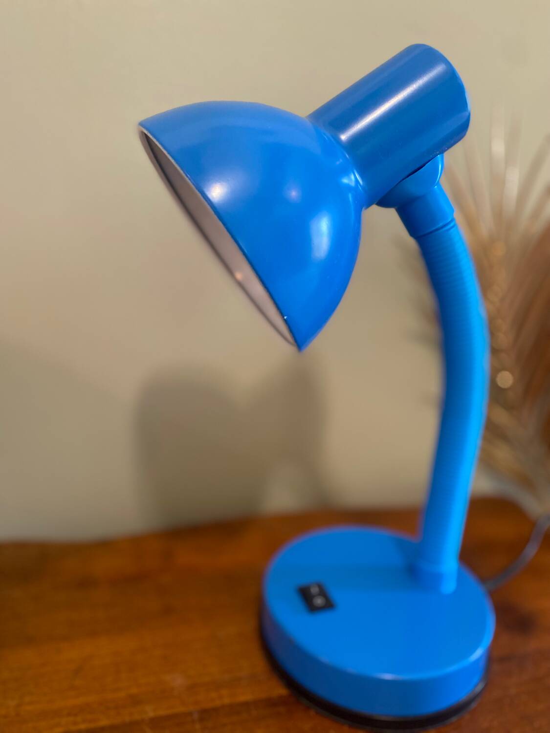 Vintage blue lamp