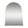 Charcoal brass mirror 40 cm