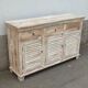 White wooden sideboard