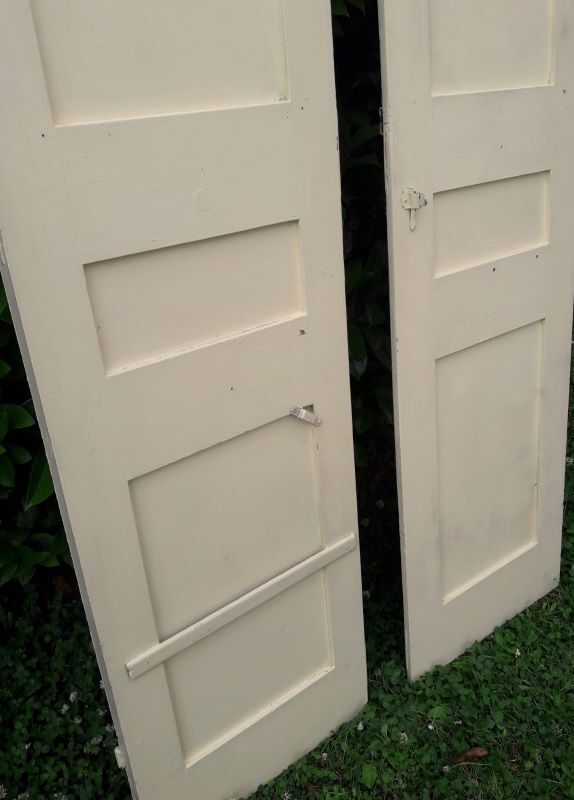 Pair of doors of antique closet
