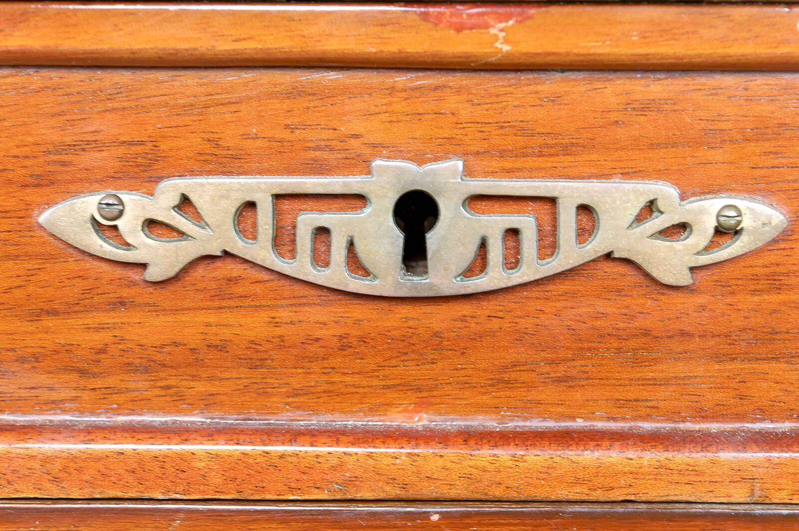 Art Nouveau / Jugendstil Desk, Carved Mahogany, Germany, Circa 1910