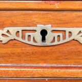 Art Nouveau / Jugendstil Desk, Carved Mahogany, Germany, Circa 1910