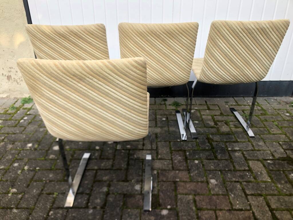 4 Giovanni Offredi chairs for SAPORITI