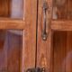 Burmese teak bookcase