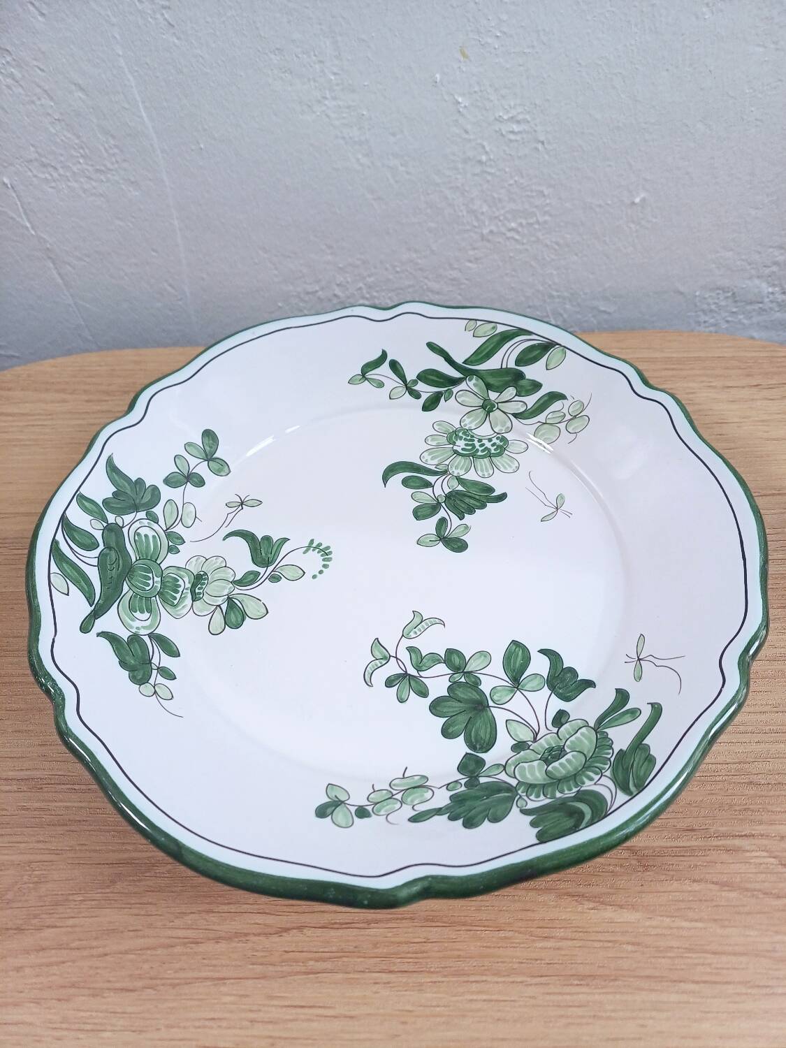 Faïence de Nevers, France; set of plates