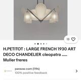 Art-Deco chandelier by Atelier Petitot