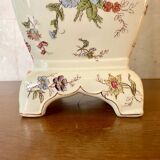 Large ironstone vase, Longchamp, 19th century