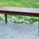 Old farm table spindle legs 195cm