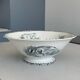Antique ironware salad bowl, Marine model – Creil et M factory