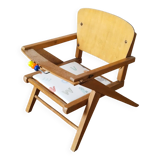 Potty chair, wooden armchair for children, Baumann style