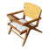 Chaise-pot , fauteuil bois pour enfant  style Baumann