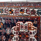 Handmade vintage Persian Shiraz rug 149cm x 208cm, 1940s