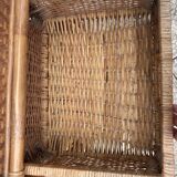 Vintage rattan chiffonier
