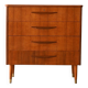 Nordic chest of drawers with wooden handles