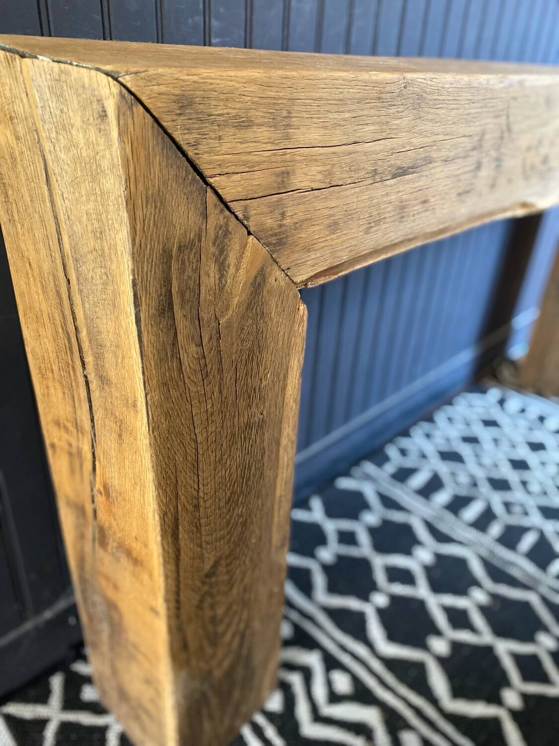 Console chêne massif