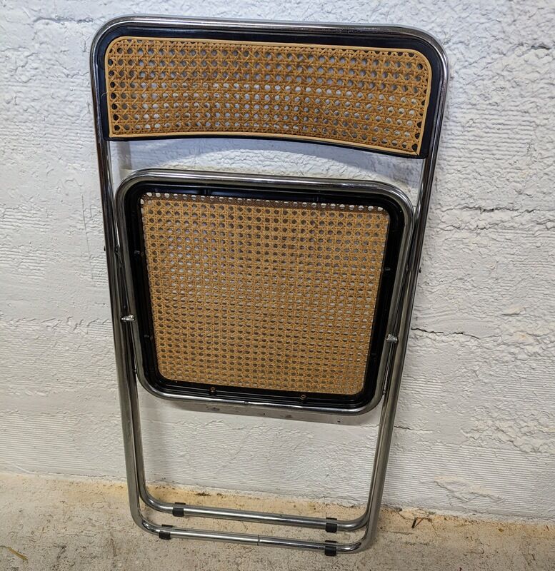 Folding chair metal structure