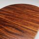 Table à manger ovale Kai Kristiansen en palissandre Villy Schou Andersen Danemark 1960