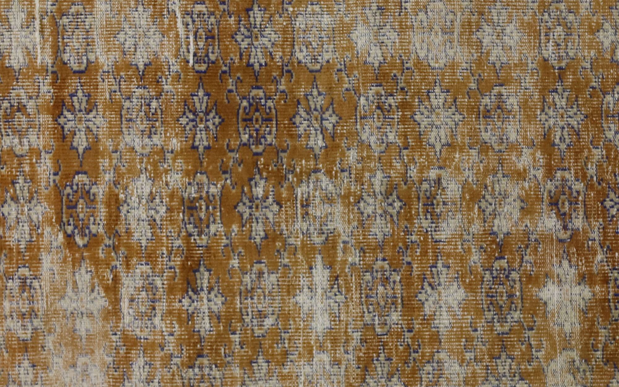 Tapis Oushak Authentique – Tons Moutarde & Ivoire, 175 x 250 cm