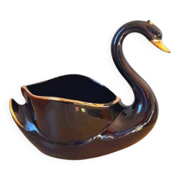 Cache Pot Cygne en Faïence 1960