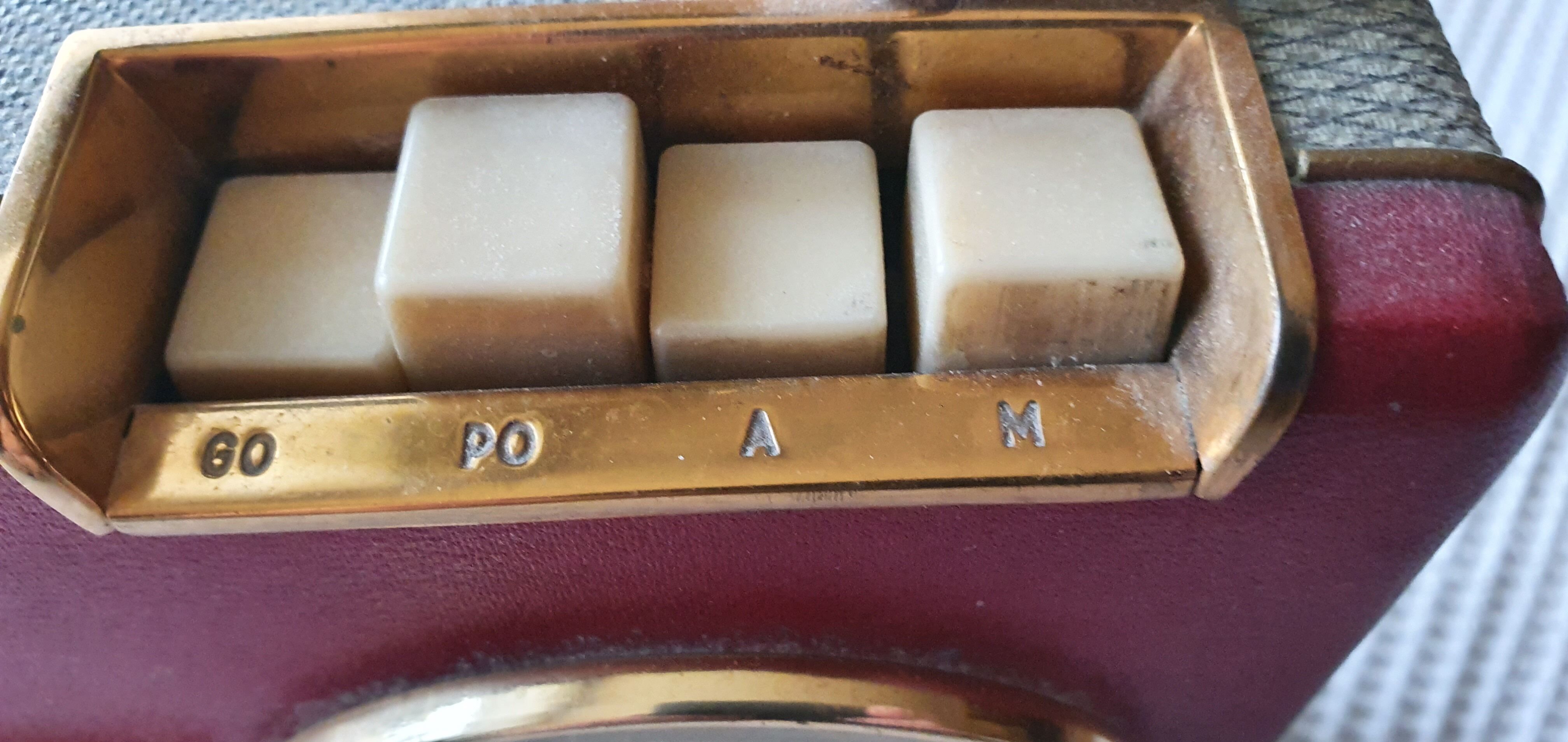 Radio station with GO/PO batteries