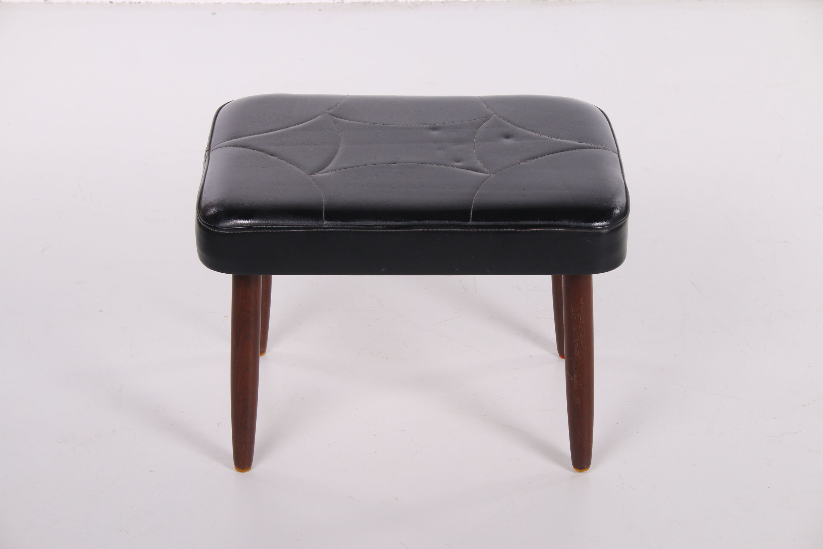 Danish vintage pouf or stool from the 1960s